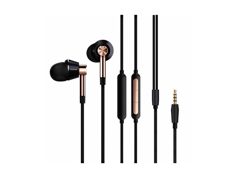 Наушники 1More Triple Driver In-Ear Headphones E1001 (Black/Gold) (Черный/Золотой)