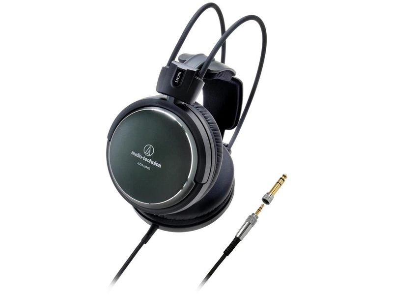 Наушники Audio-Technica ATH-A990Z, черный/зеленый