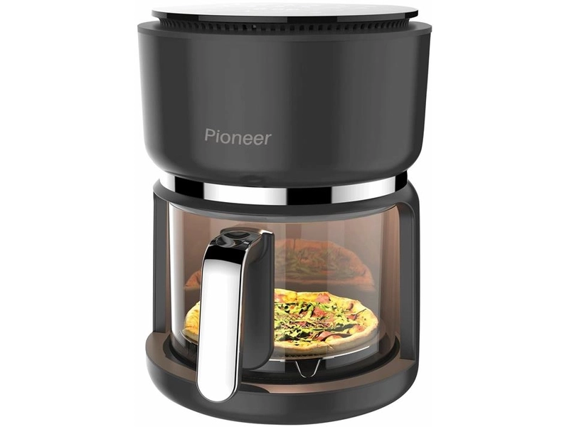 Аэрогриль Pioneer 3 л для приготовления без масла и жира, точная настройка времени и температуры, 12 программ, гриль, жарка, выпечка, 1500 Вт
