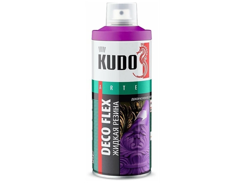 Жидкая резина (декоративное покрытие) черная 520 мл KUDO