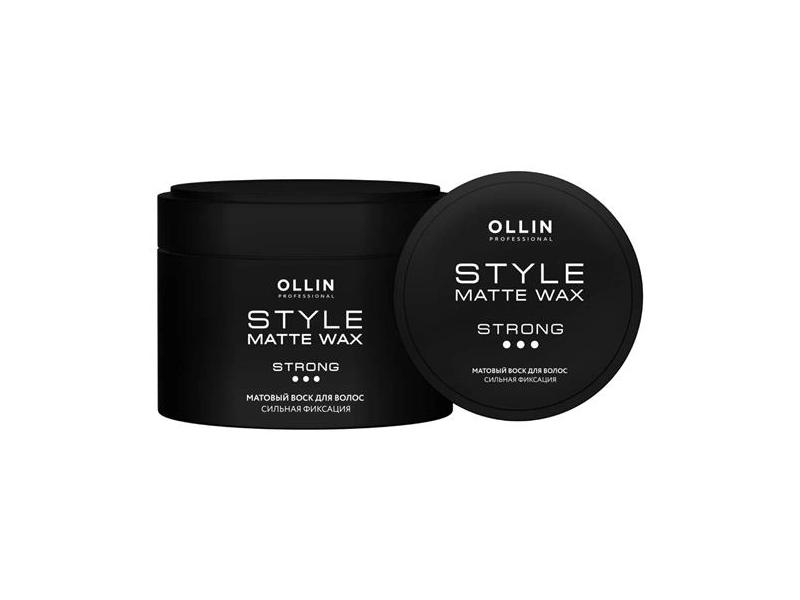 OLLIN Professional Style Матовый воск для волос сильной фиксации, 50 гр, OLLIN