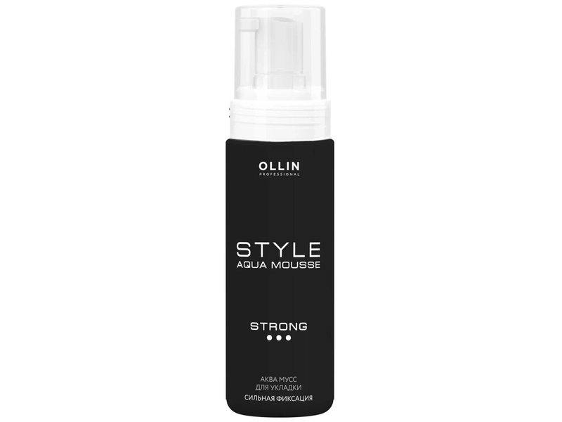 Ollin, Аква мусс для укладки сильной фиксации STYLE, 150 мл