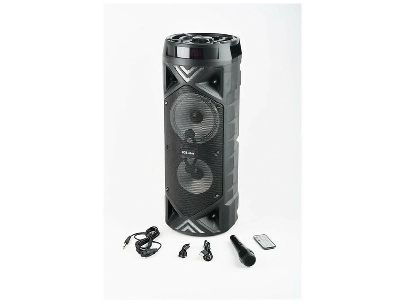 Портативная акустика BT SPEAKER ZQS-6201, 25 Вт, черный