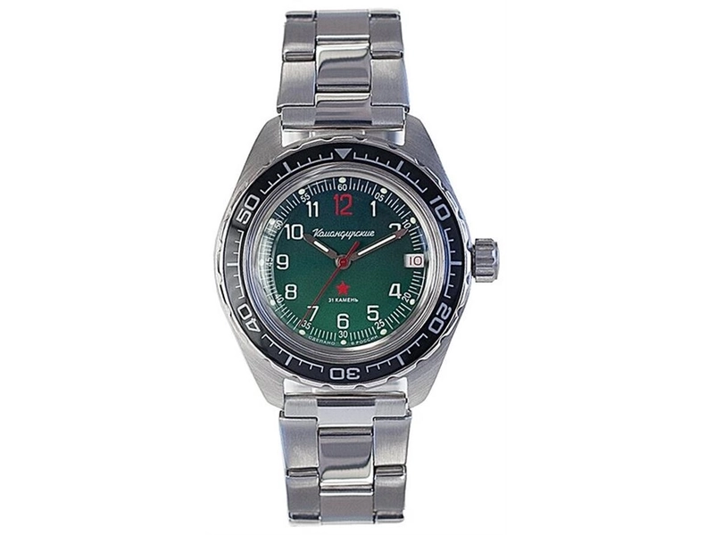 Мужские наручные часы Восток Командирские 020711-steel-650, сталь 650