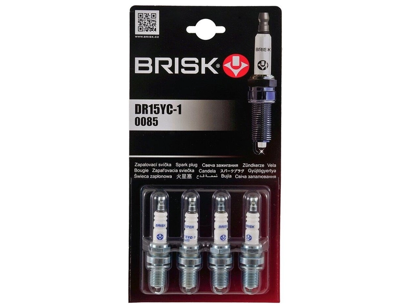 Свечи BRISK Super R DR15YC-1 2110 16-клап. (4шт) Чехия