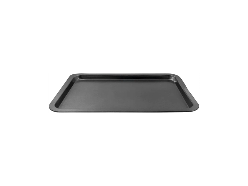 Противень для запекания прямоугольный, размер 38*26,7*1,6 см с антипригарным покрытием, цвет - Черный