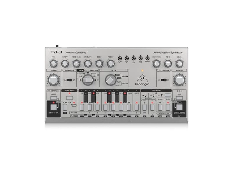 Behringer TD-3-BK басовый аналоговый монофонический синтезатор, цвет черный