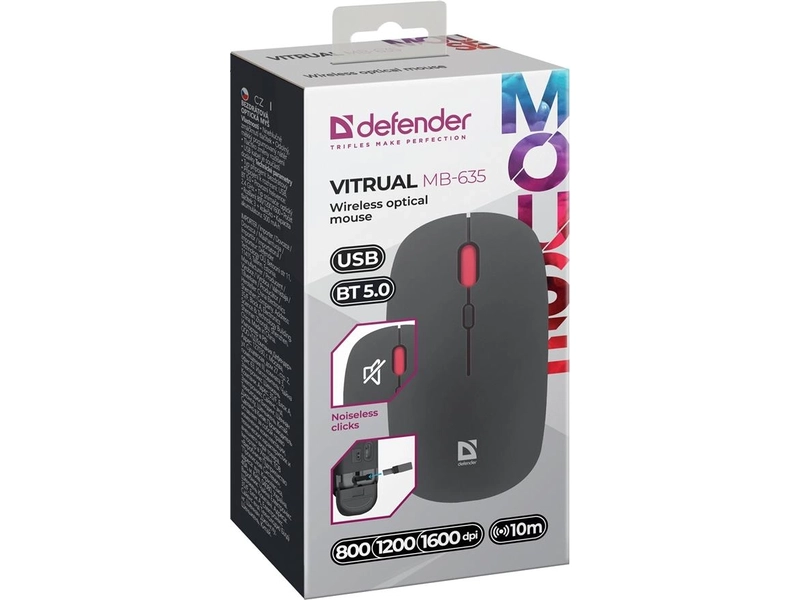 Мышь Defender Vitrual MB-635 52635