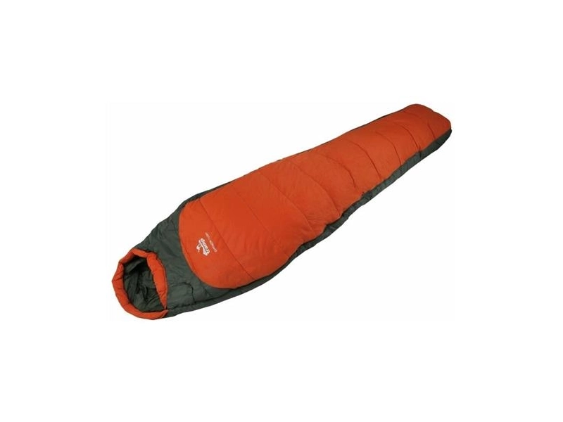 Спальный мешок Tramp Oimyakon T-Loft Regular оранжевый/серый с правой стороны