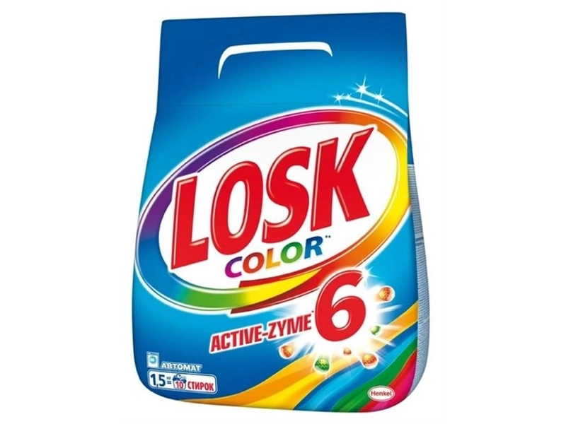 Стиральный порошок Losk Color для цветного, 450г (3 стирки)