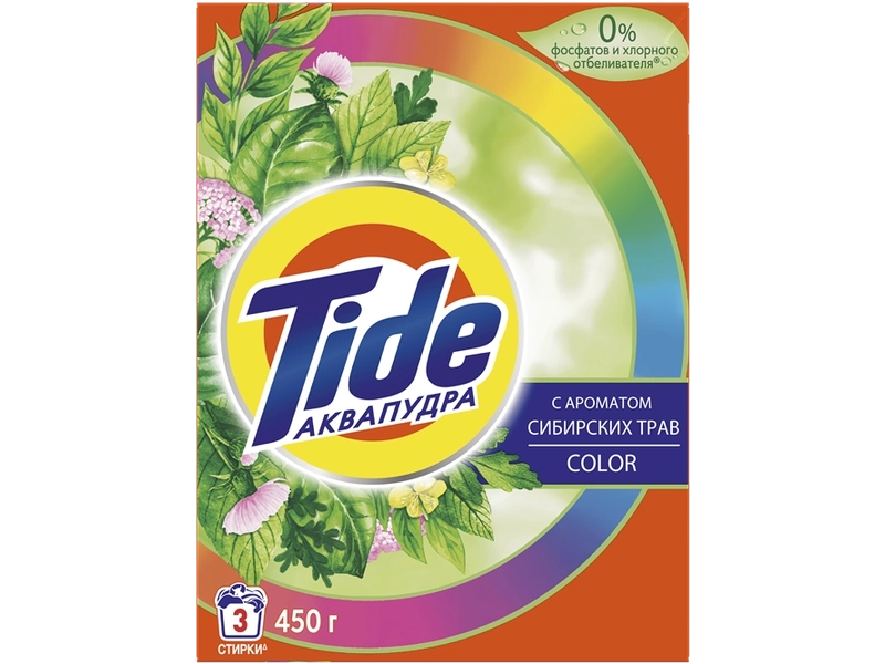 Tide Сибирские Травы Color Стиральный Порошок 3кг 20 Стирок