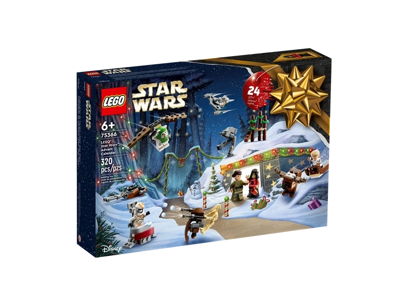 Набор с элементами конструктора LEGO Star Wars 75366 Адвент календарь, 320 дет.