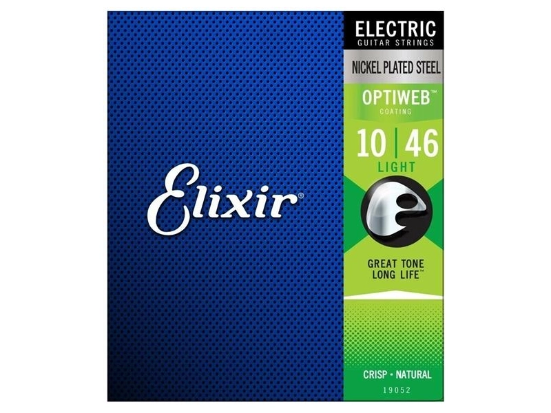 Струны для электрогитары Elixir Optiweb 19052 Custom Light 10-46