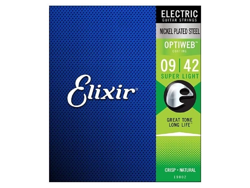 Струны для электрогитары Elixir 19002 Optiweb Super Light 09-42