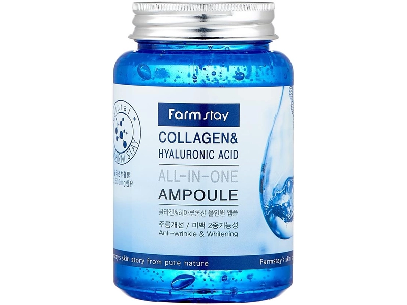 Collagen & Hyaluronic Acid All-In-One Ampoule Сыворотка для лица с гиалуроновой кислотой и коллагеном