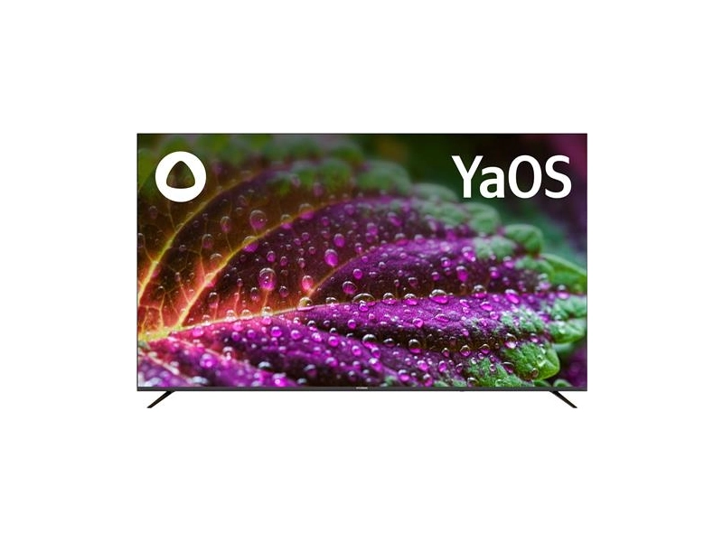 Телевизор LED Hyundai 75\" H-LED75BU7005 Smart Яндекс.ТВ Frameless черный/4K Ultra HD/DVB-T/60Hz/DVB-
