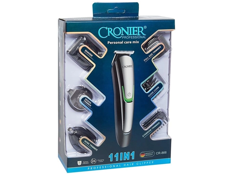 Машинка для стрижки PROFESSIONAL 11 IN 1 CRONIER cr-866