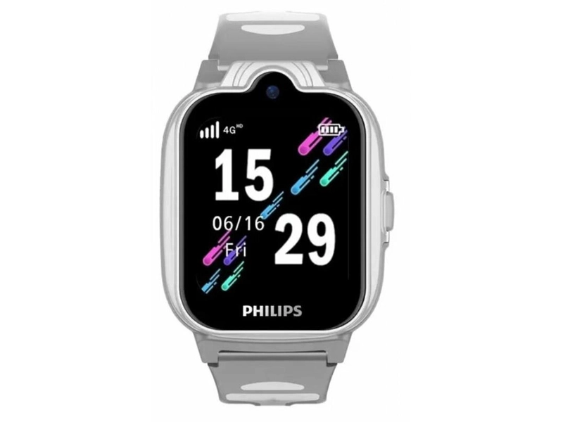 Philips Часы-телефон Philips W6610 детские, серые