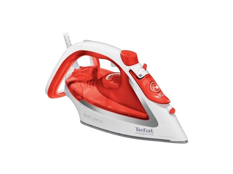 Утюг Tefal FV5720 Easygliss Plus, красный / белый