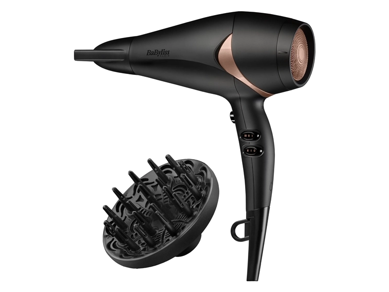 Фен BaByliss D566E, черный/бронза