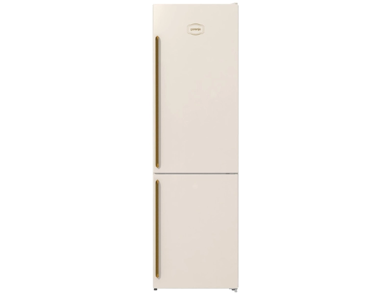 Двухкамерный холодильник Gorenje NRK6202CLI, цвет бежевый