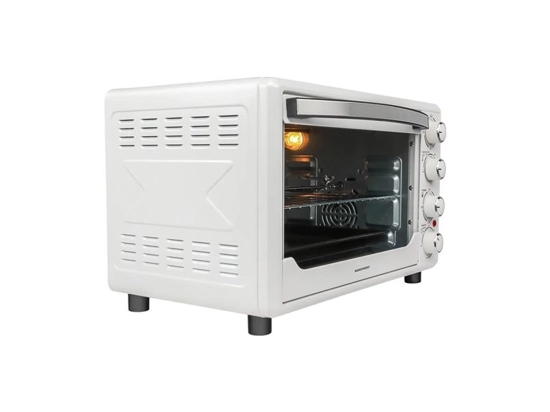 Мини-печь NORDFROST RC 350 W , настольная духовка, 1600 Вт, 35л, конвекция, гриль, таймер до 120 минут, 3 режима нагрева,белый