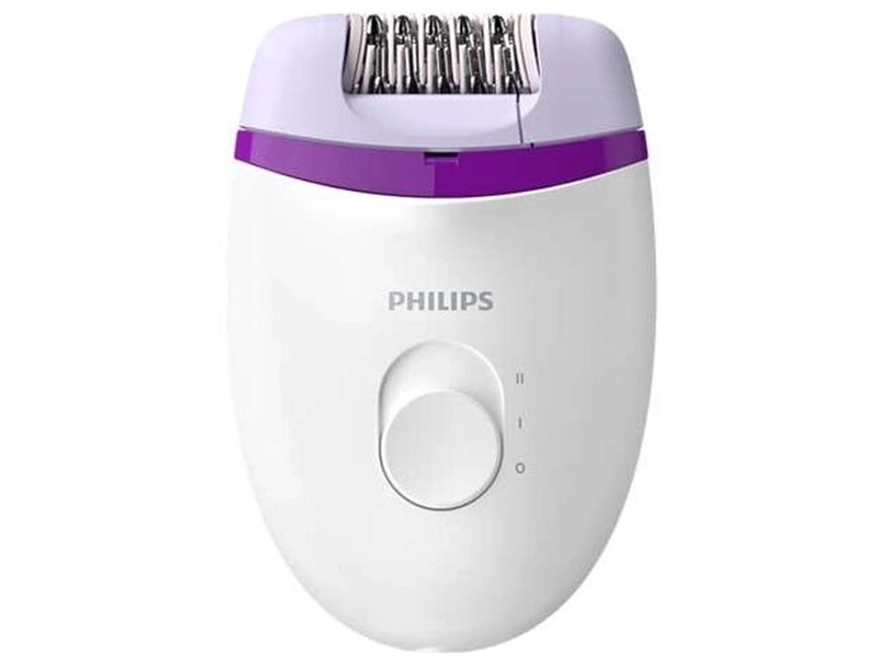 Эпилятор Philips BRE 224/225 Satinelle Essential, белый/фиолетовый