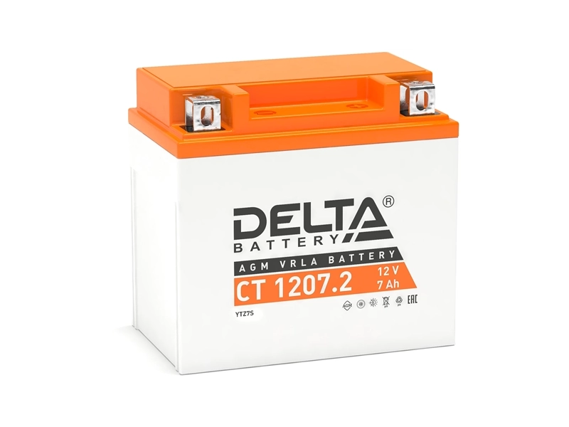 Delta аккумуляторная батарея CT 1207.2 (YTZ7S)