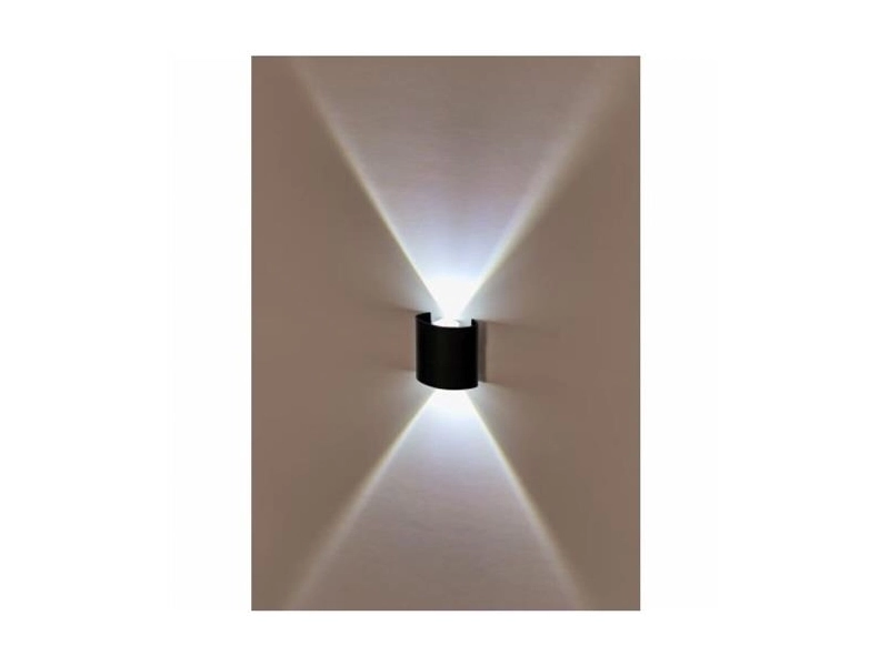 Светильник настенный светодиодный бра LED 2x1W IMEX IL.0014.0001-2 BK черный