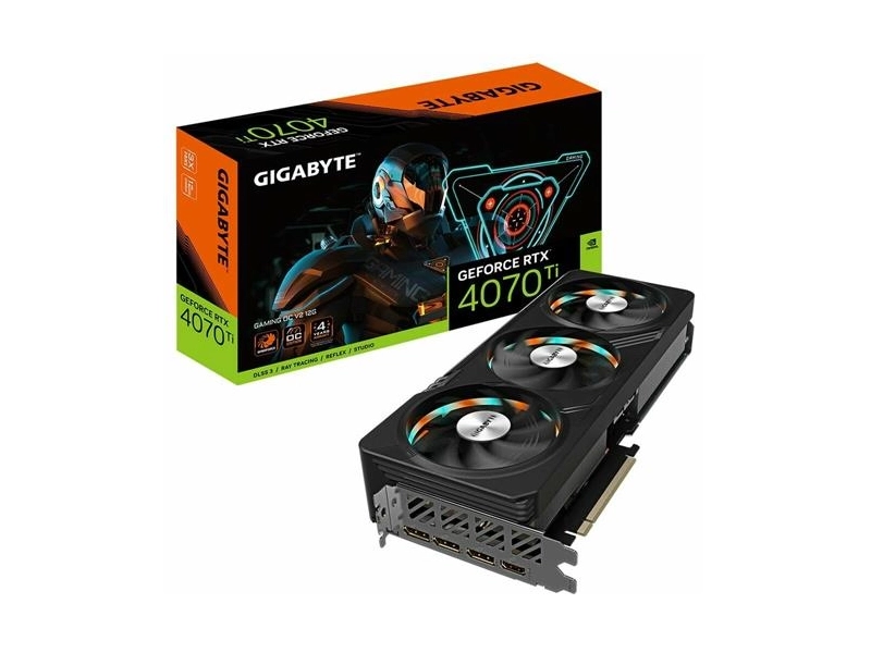Видеокарта GigaByte GeForce RTX 4070 Ti Gaming OC V2 12G 2640MHz PCI-E 4.0 12288Mb 21000MHz 192-bit HDMI 3xDP GV-N407TGAMING OCV2-12GD