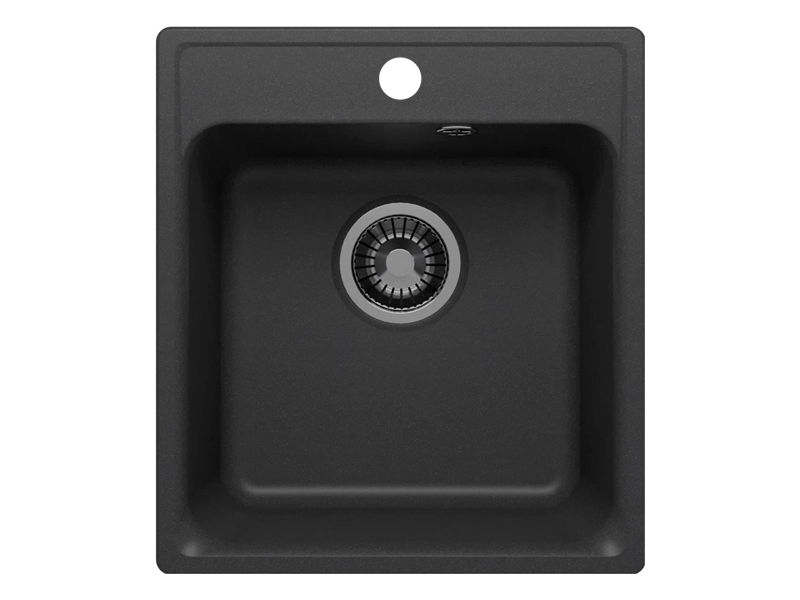 Кухонная мойка Reflection Quadra RF0243BL, черный
