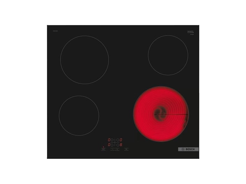 Электрическая варочная панель Bosch PKE611BA2E, цвет панели черный, цвет рамки черный