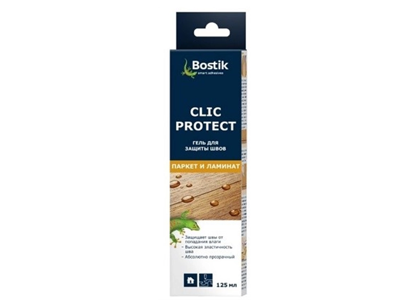 Bostik гель для герметизации стыков clic protect 0.125 л. Bostik clic protect герметик для ламината. Гель-герметик для защиты швов ламината и паркета Bostik clic protect 125 мл. Protect click гель для ламината.