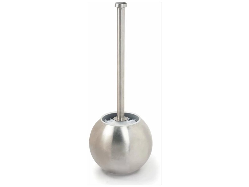 Ерш для унитаза LAIMA, с подставкой в форме шара, нержавеющая сталь, матовый, 601617