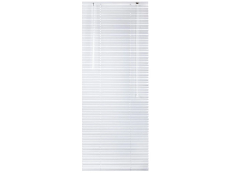 Жалюзи горизонтальные алюминиевые на пластиковые и деревянные окна, 40x160 см, Brabix, белые, 606030