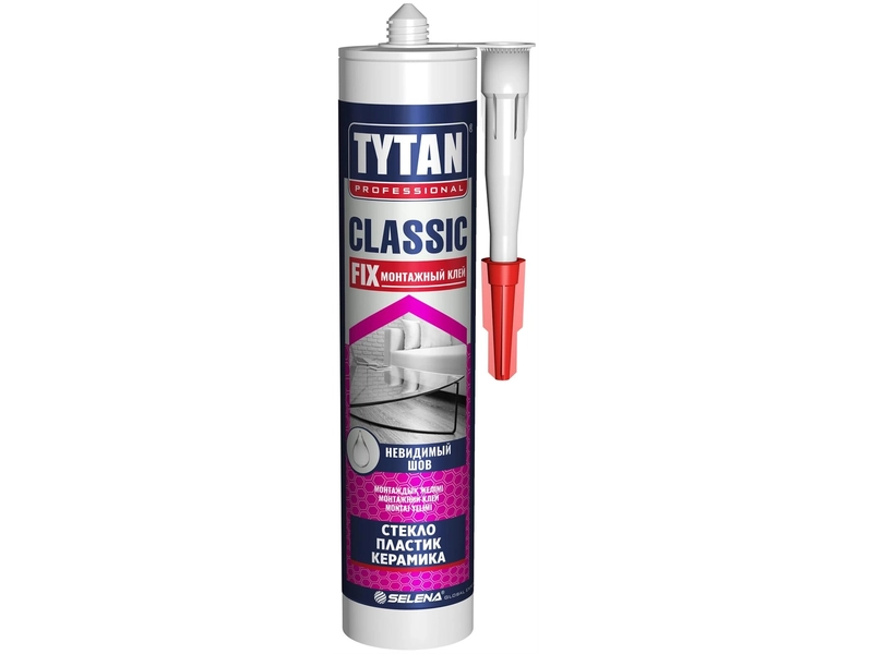 Жидкие гвозди, Монтажный клей Tytan Professional Classic - 1шт.