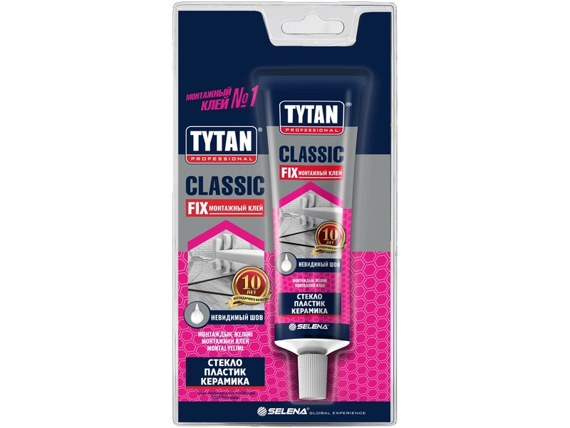 Монтажный клей Tytan Professional CLASSIC FIX, 100 мл 0.1 л тюбик