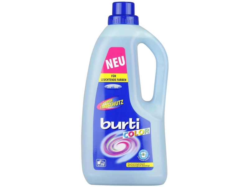 Жидкость для стирки Burti Color для стирки цветного белья, 1.45 л, бутылка