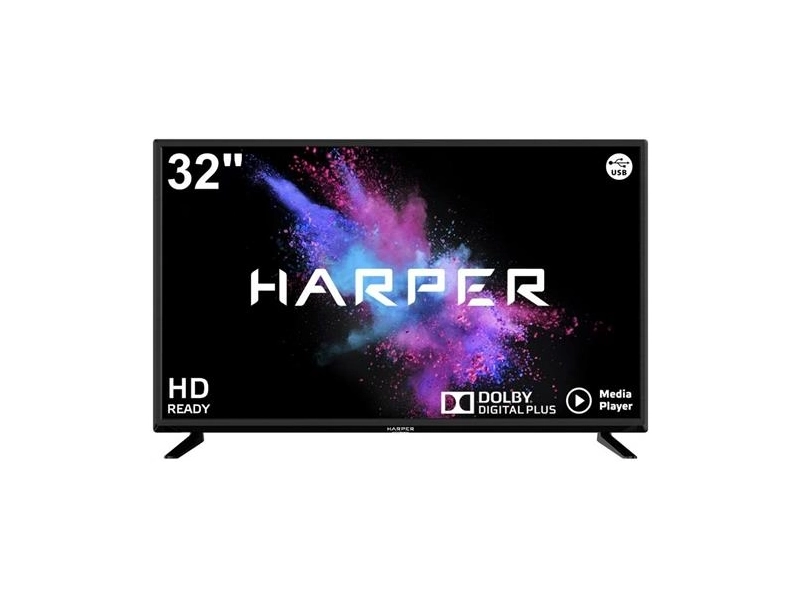 Телевизор HARPER 32R690T, черный