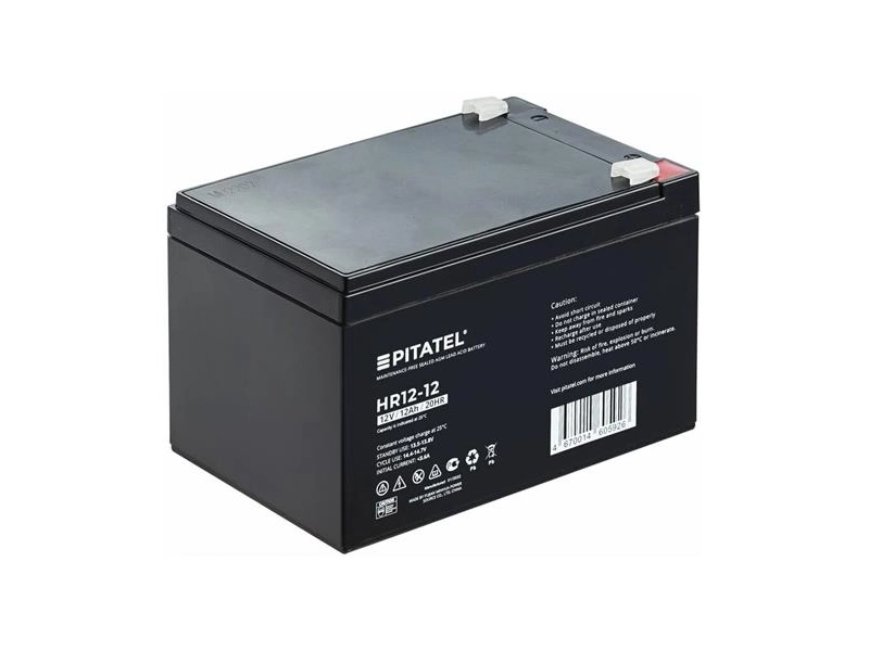 Аккумулятор Pitatel NP12-12, HR12-12 (12V, 12000mAh)