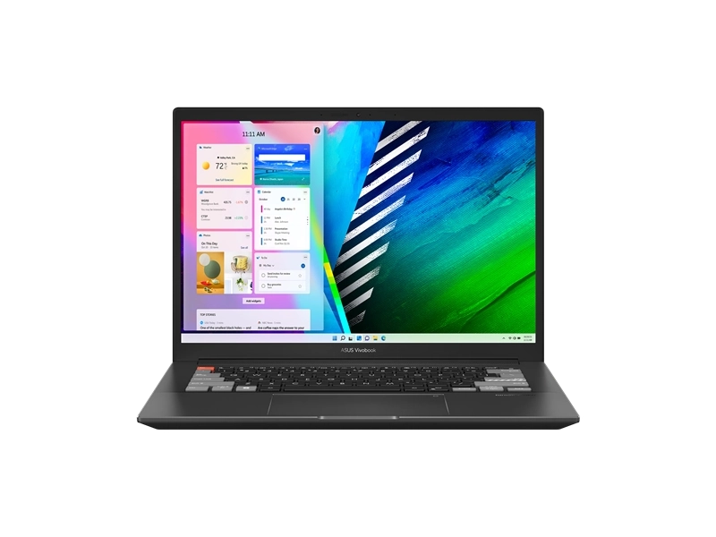 Ноутбук ASUS Vivobook Pro 14 M7400QE-KM117, 14" (2880x1800) OLED 90Гц/AMD Ryzen 7 5800H/16ГБ DDR4/512ГБ SSD/GeForce RTX 3050 Ti 4ГБ/Без ОС, черный [90NB0V51-M004H0]