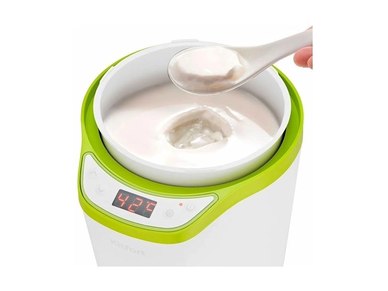 Йогуртница Kitfort КТ-2077-2 бело-салатовый