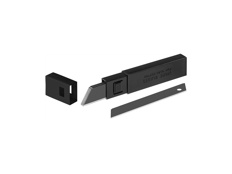 OLFA лезвие сегментированное Black Max LBB-10B 18 мм (10 шт.) черный