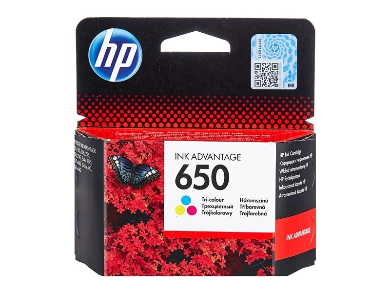 Картридж HP 650 3.5-ml Tri-colour Ink Cartridge трехцветный