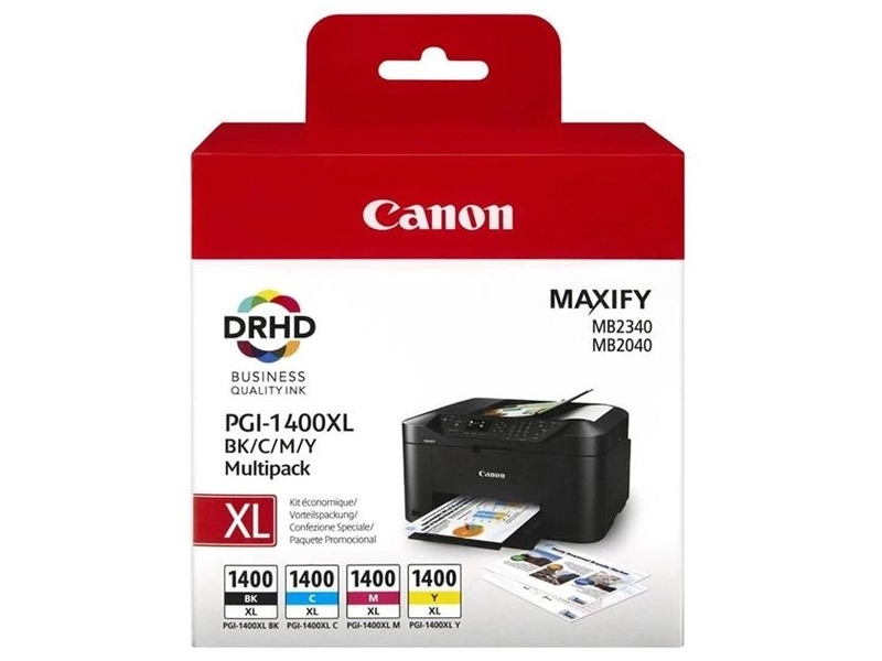 Картридж Canon набор PGI-1400XL Black/Cyan/Magenta/Yellow – Черный/Голубой/Пурпурный/Желтый