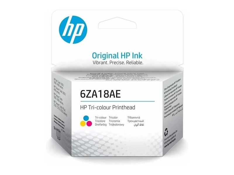 HP 6ZA18AE Трёхцветная печатающая головка M0H50A
