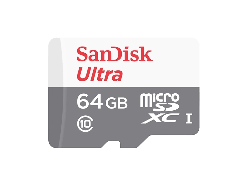 Карта памяти 64GB SanDisk SDSQUNR-064G-GN3MN microSDXC Class 10 Ultra UHS-I 100MB/s