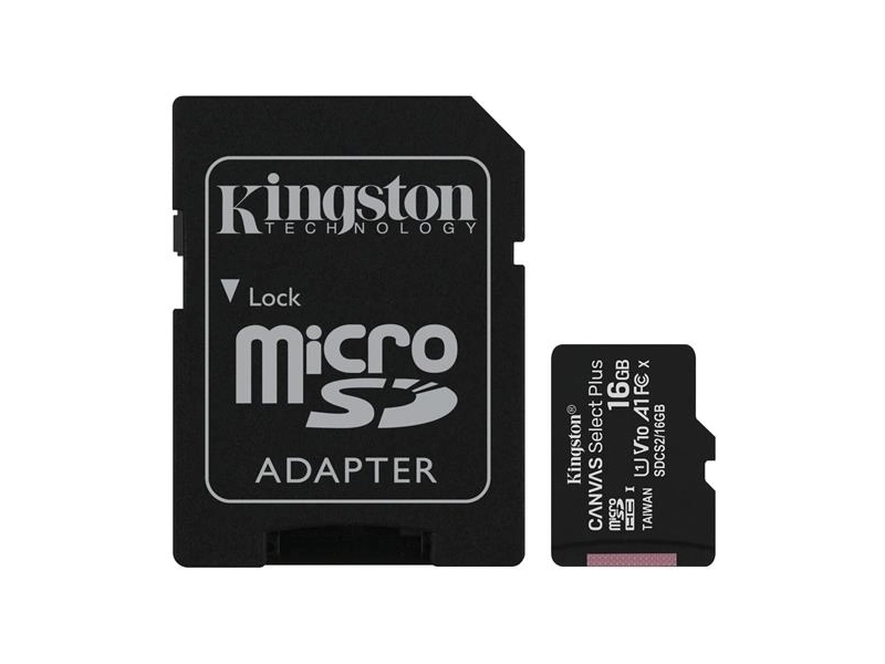 Карта памяти Kingston microSDHC 32 ГБ Class 10, V10, A1, UHS-I, R/W 100/10 МБ/с, адаптер на SD, 1 шт.