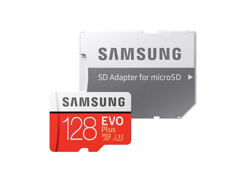 Карта памяти Samsung microSDXC 128 ГБ Class 10, V30, A2, UHS-I U3, R 130 МБ/с, адаптер на SD