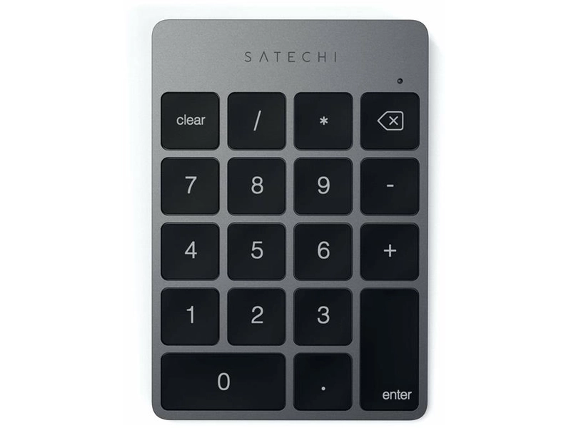 Беспроводной цифровой блок клавиатуры Satechi Aluminum Slim Keypad Numpad Серый космос (ST-SALKPM)